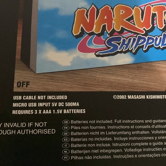 Naruto shippuden logo light - Picture 3 of 4